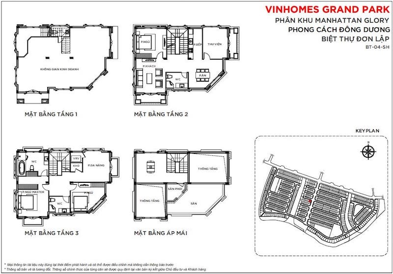 Layout boutique villa