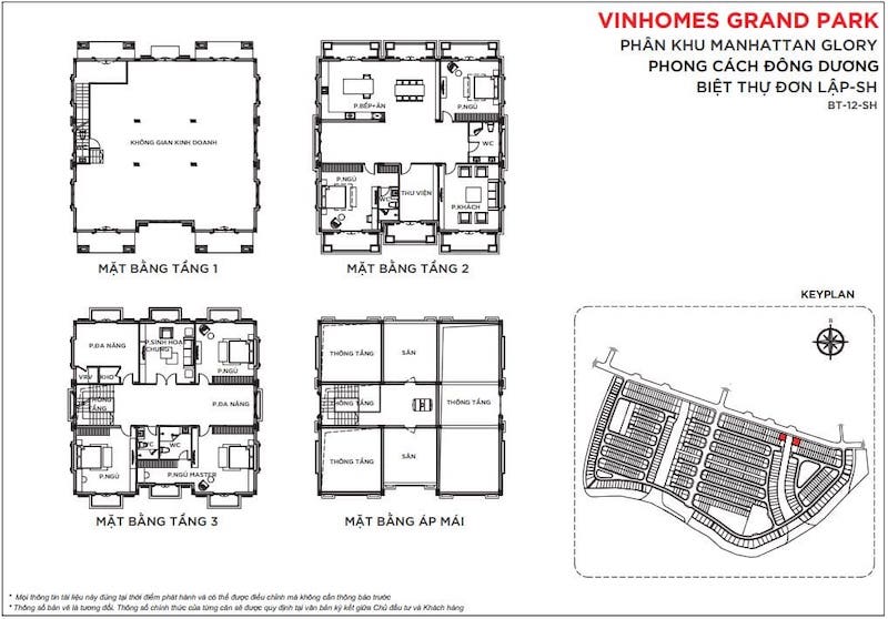 Layout boutique villa