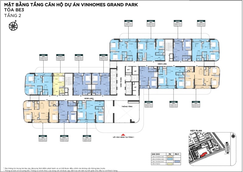 Tòa BE3 The Beverly Vinhomes Grand Park | Layout Mặt Bằng, Thông Tin Chi Tiết