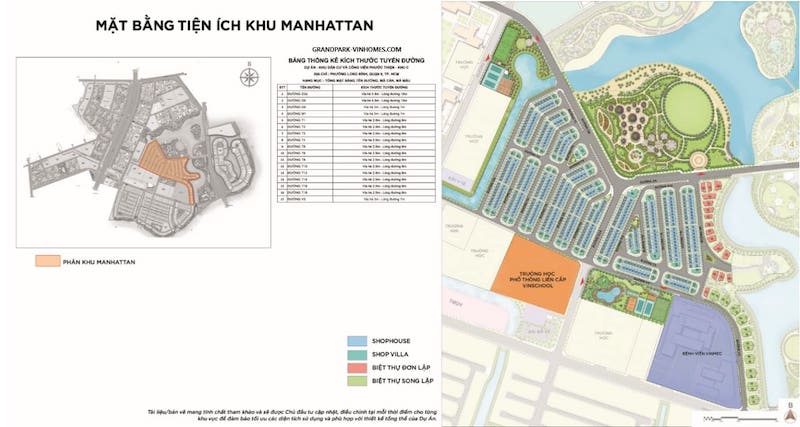 MẶT BẰNG PHÂN KHU THE MANHATTAN QUẬN 9