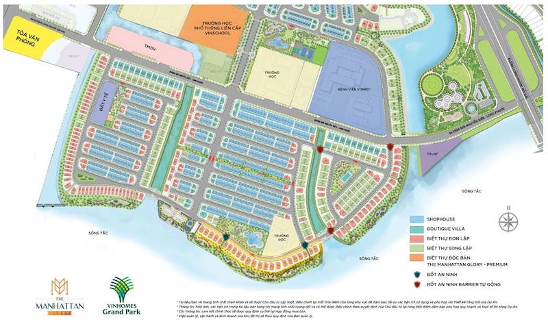 Mặt Bằng Layout The Manhattan Glory Vinhomes Grand Park – Thiết Kế & Quy Hoạch Chi Tiết