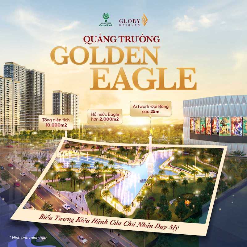 QUẢNG TRƯỜNG GOLDEN EAGLE – BIỂU TƯỢNG KIẾN TRÚC ĐẲNG CẤP