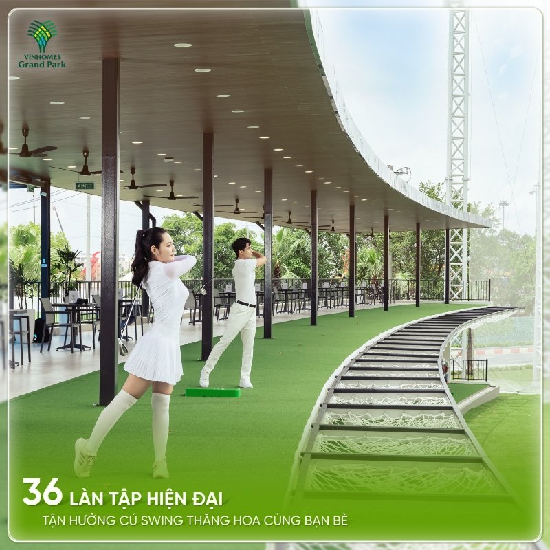 sân tập golf Vinhomes Grand Park