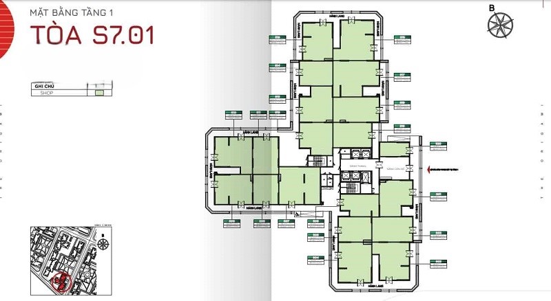 Layout Tòa S701 – The Origami | Phân Tích Chi Tiết Về Thiết Kế, Công Năng Và Giá Trị Đầu Tư Tại Vinhomes Grand Park