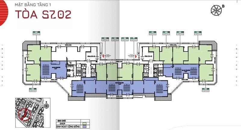 Mặt Bằng Tòa S702 - Vinhomes Grand Park | Layout Chi Tiết Các Tầng