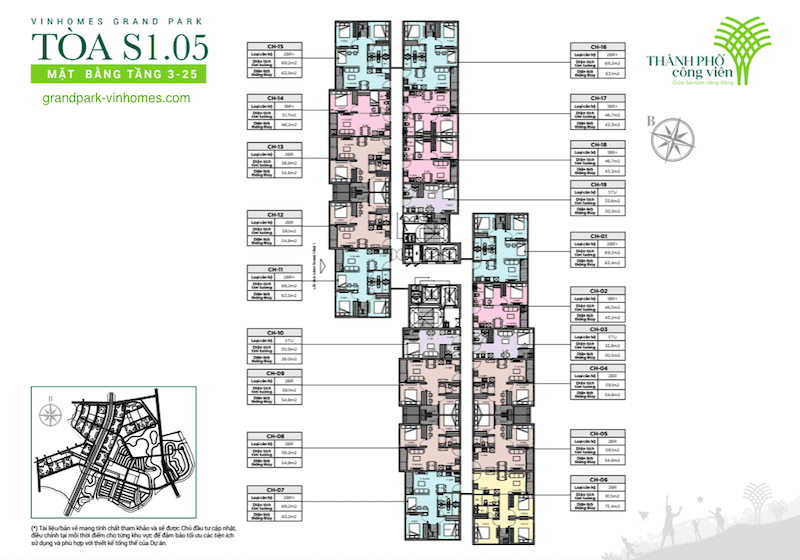 Tòa S1.05 Vinhomes Grand Park – Thiết Kế Hiện Đại, Tiện Ích Đẳng Cấp