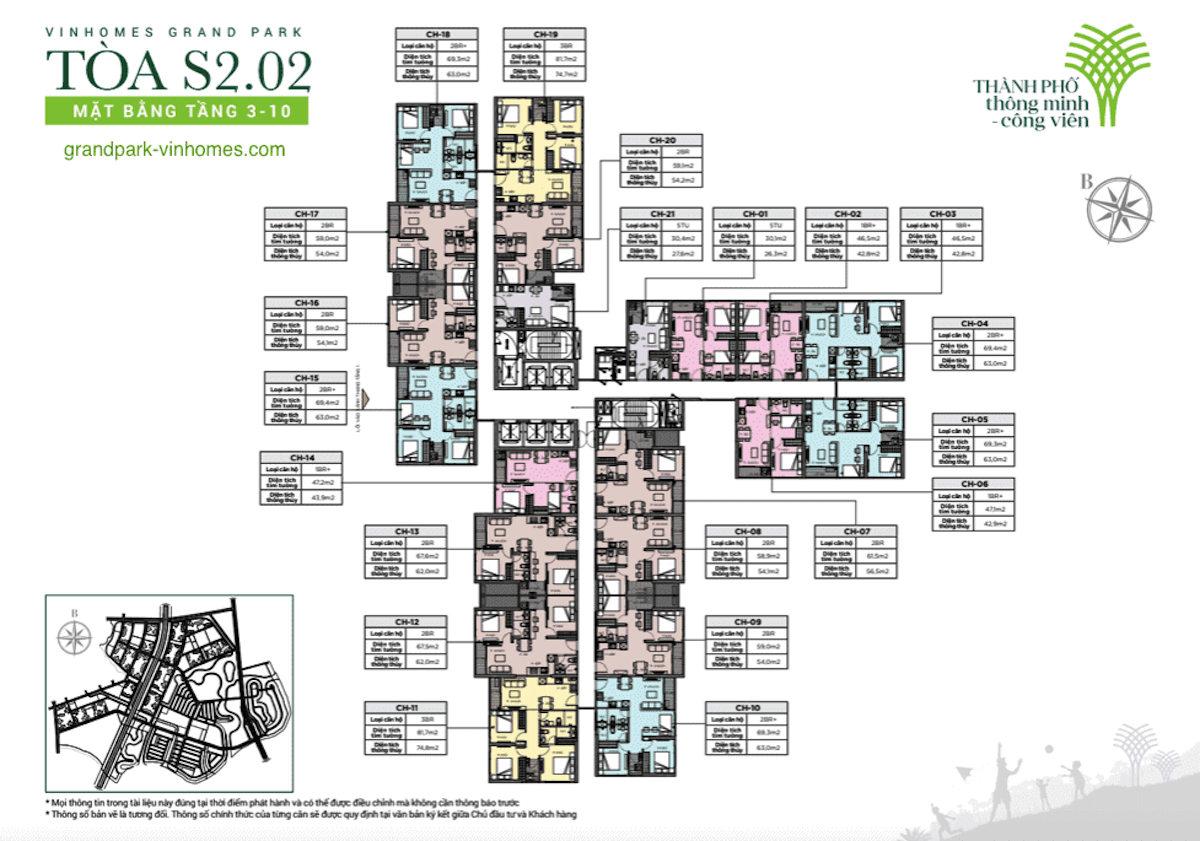 Tòa S2.02 – Vinhomes Grand Park | Cập Nhật Bảng Giá & Tiến Độ