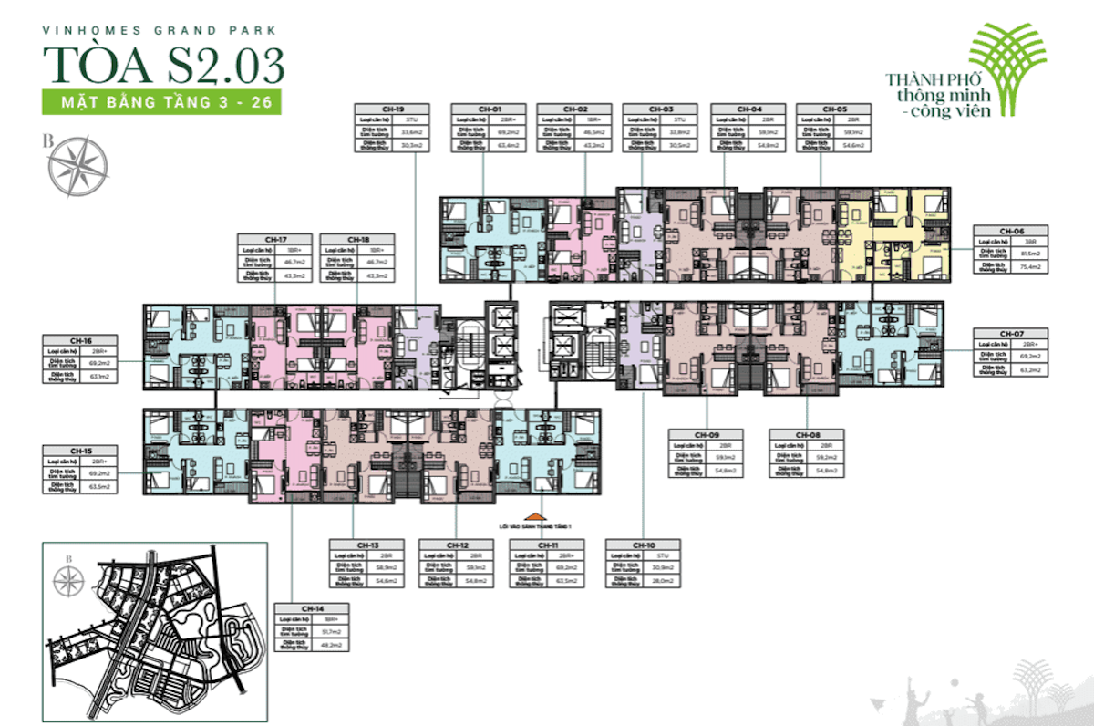 Tòa S2.03 – Vinhomes Grand Park | Cập Nhật Bảng Giá & Tiến Độ