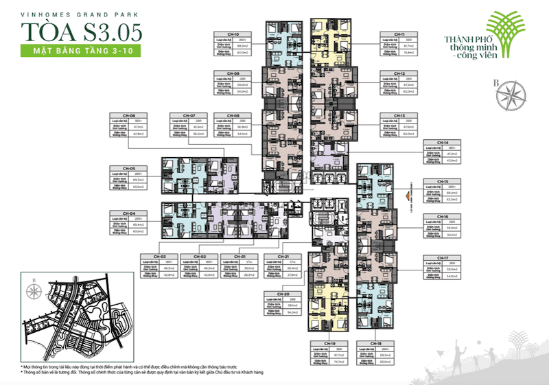 Tòa S3.05 – Vinhomes Grand Park | Cập Nhật Mặt Bằng & Giá Bán