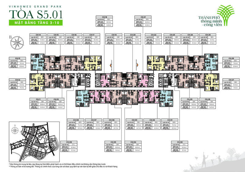 Tòa S5.01 – Vinhomes Grand Park | Thông Tin Mặt Bằng & Giá Bán